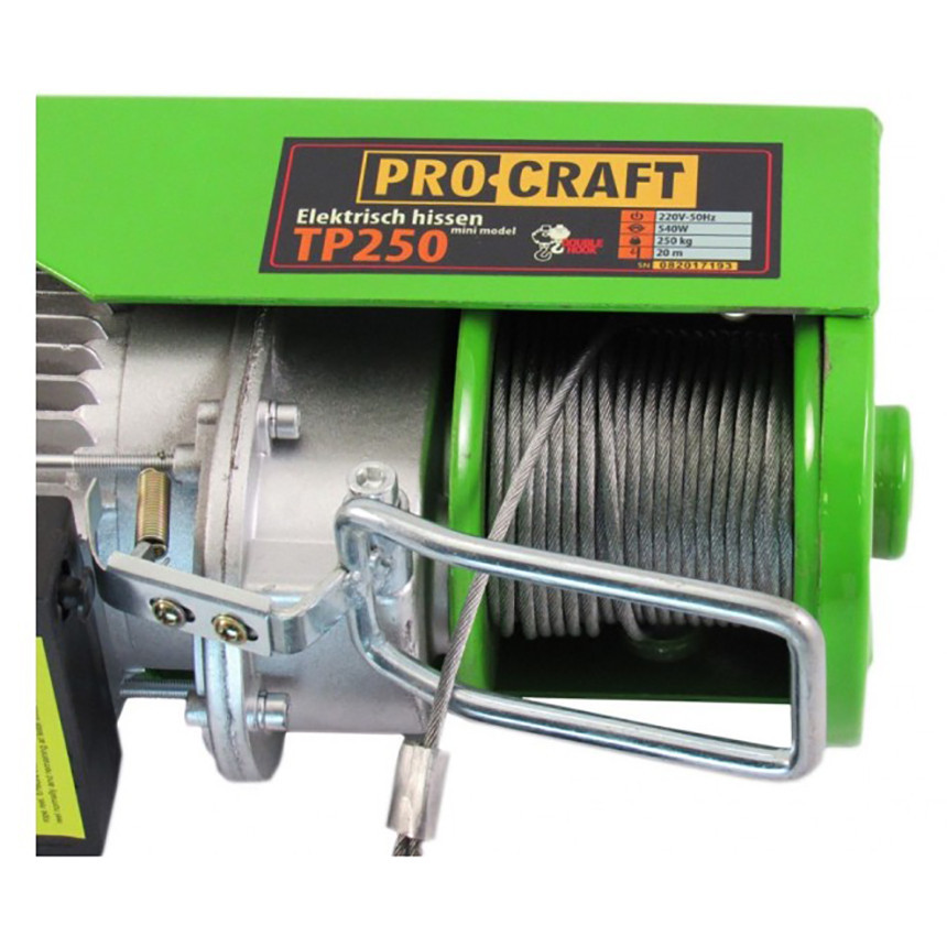 ПодПідіймач електриъемник электрический 1000 кг Procraft 20 м 1600 Вт, Электроподъемник медная обмотка, Подъемник для мастерской Львов - изображение 16