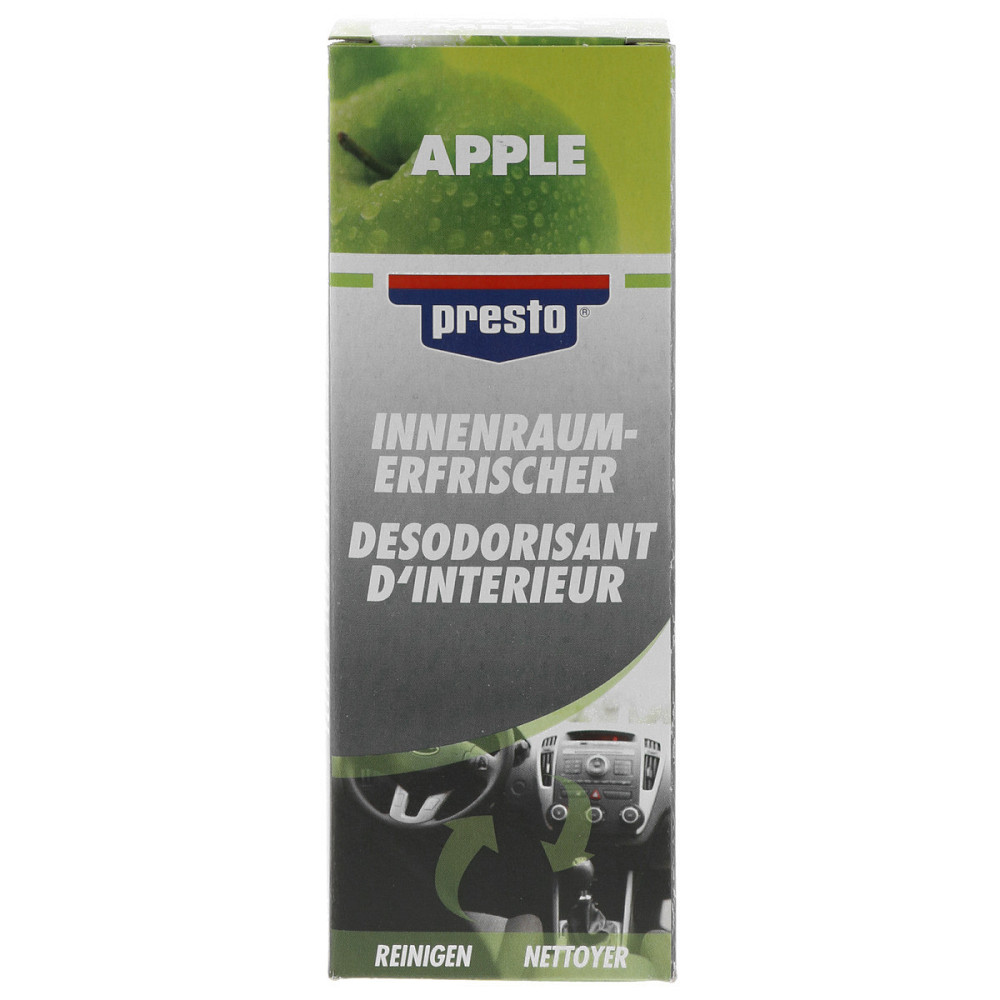 PRESTO TECH 157134 Innenraum-Erfrischer Apfel — аерозольний очисник-освіжувач системи кондиціювання та вентиляції автомобіля з при Ковель - фото 1