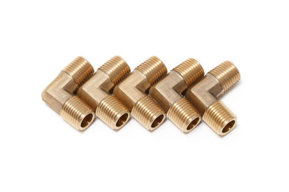 З'єднувач кутовий зовнішня.різьба 1/4 "х1 / 4", к-т 5шт. Forsage F-MML04K Одеса - фото 1