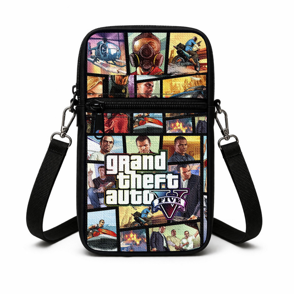Сумка-чехол для телефона Grand Theft Auto детская через плечо, водонепроницаемая мини-сумка (5119) Киев - изображение 1