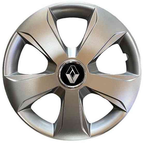 Автомобильные модельные колпаки R15 Renault 331 4шт, SJS, серебряные Киев