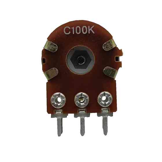 Потенциометр линейный 10 кОм с валом 15 мм Киев