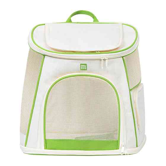 Рюкзак-переноска для котів та дрібних порід собак WAUDOG Relax Eco, 40*40*26 см, до 8 кг Київ