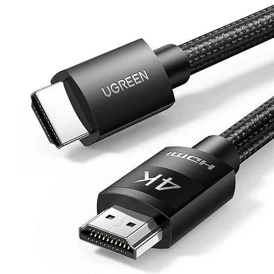 HDMI кабель v2.0 UGreen HD119 з підтримкою 4K@60Hz HDR ARC 40101 (Чорний, 2м) Николаев