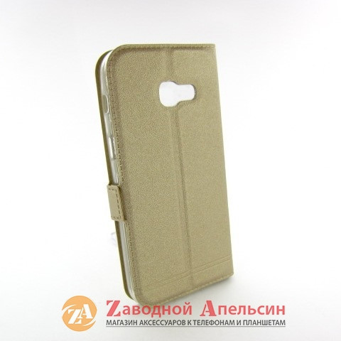 Чохол книжка Samsung A3 2017 A320 Smart Case (золотий) Одеса - фото 5