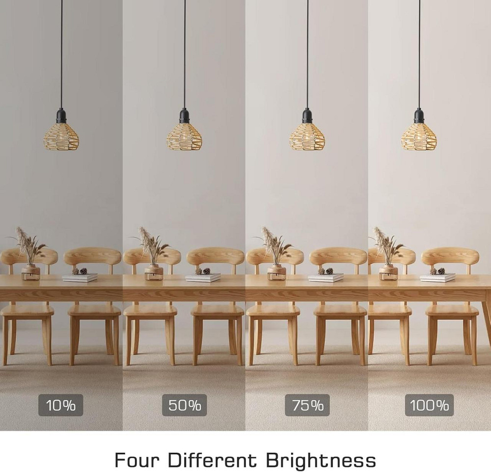 Подвесные лампы на батарейках 2 шт, портативный светильник с пультом, для улицы дома регулируемая высота, бохо Киев - изображение 5