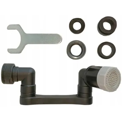 Аератор для змішувача Noveen XL1059 Black з поворотом 1080° Вінниця - фото 2