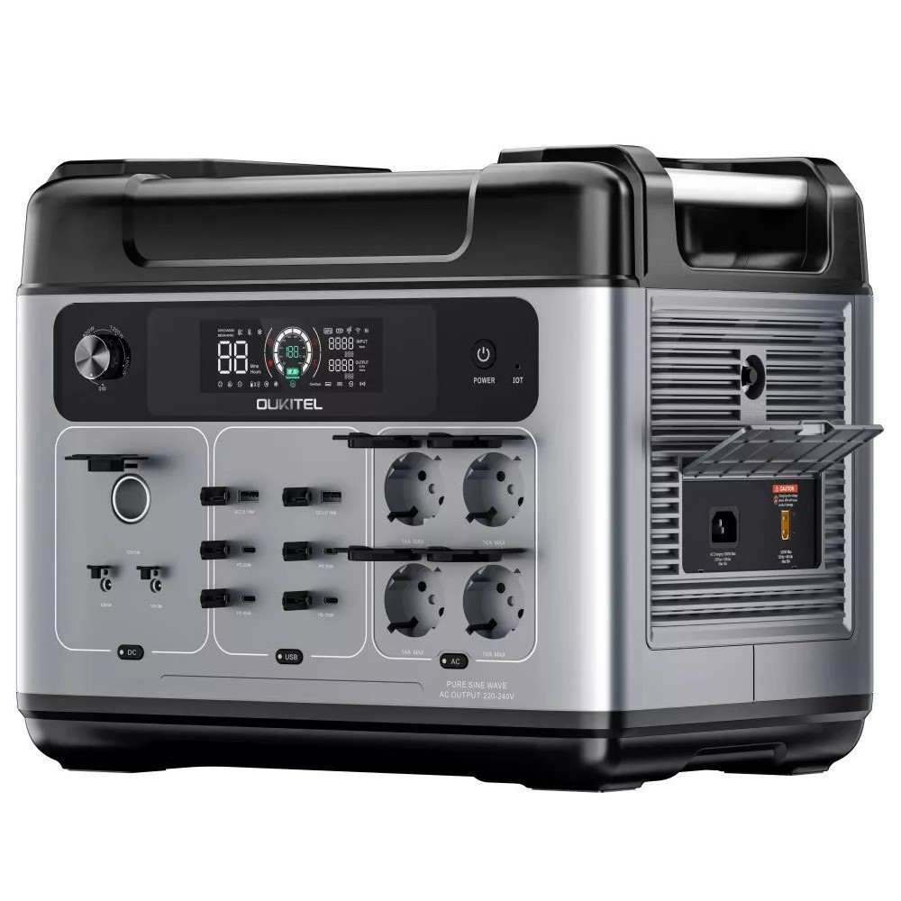 Портативна зарядна станція OUKITEL P2001E PLUS 2400W 2048Wh (42-00145) Киев - изображение 10