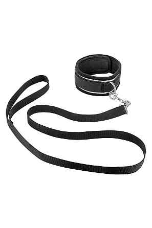 Фіксатор для рук і шиї з повідцем Fetish Tentation Submission bar with handcuffs and collar Sex Aura Київ