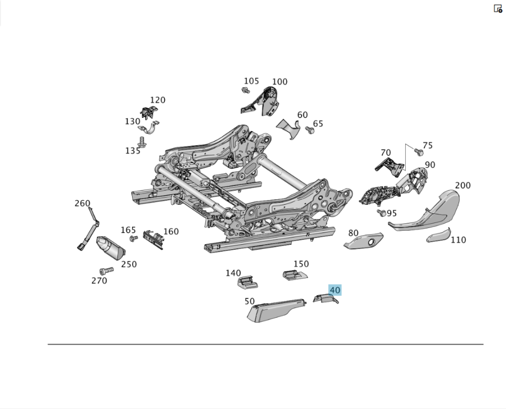 Mercedes-Benz  A1669190200 9051 Зовнішня задня кришка санки правого сидіння чорна ML/GLE W166 GLE Coupe C292 GL/GLS X166 Одеса - фото 2