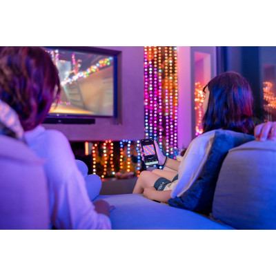 Гірлянда Twinkly mart LED, Strings USB 100 Pearl-shaped RGB LEDs, Green Wire, USB-C 6м (TWKP100RGB-G) Вінниця - фото 9