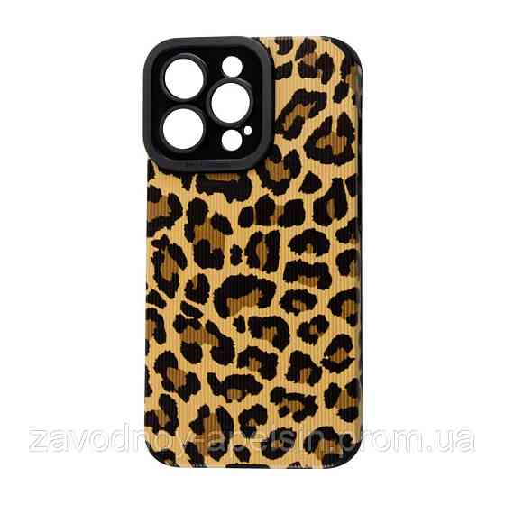Iphone 14 Pro Max Чехол силиконовый Защита камеры (леопардовый) Одесса