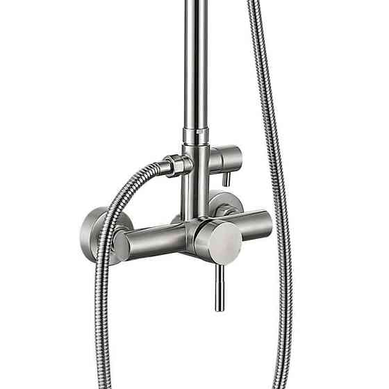 Душевая система наружного монтажа Lidz Aria 1020 на два потребителя (k35) LDARI1020NKS46114 сатин Киев