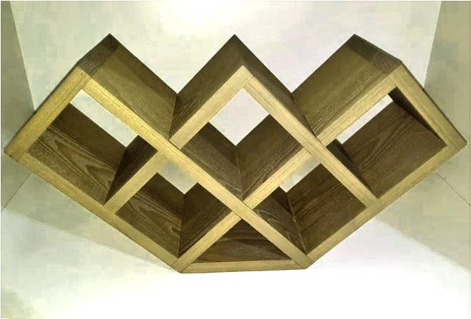 Настольная винная полка 