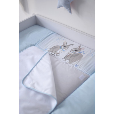 Пеленальний матрацик Верес Summer Bunny blue NEW 72х80 см (426.6.1) Вінниця - фото 3