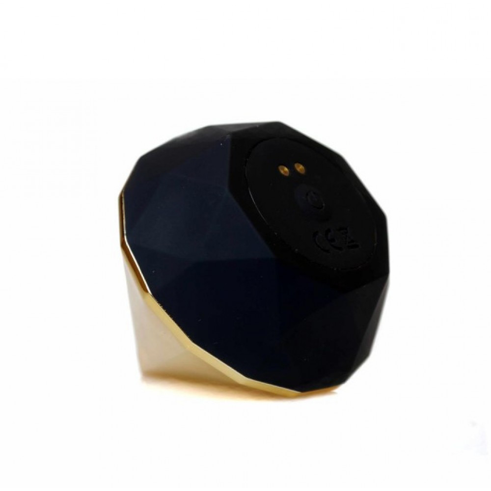 Вакуумний стимулятор клітора Diamond Air Massager USB 7 Function золотий Sex Aura Київ - фото 7