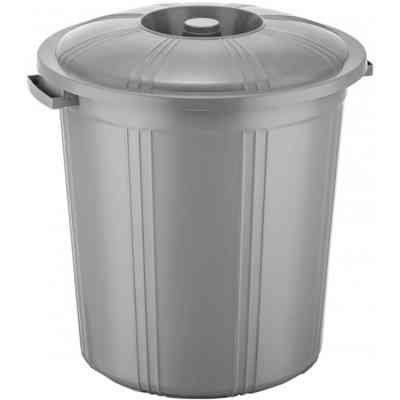 Контейнер для сміття Горизонт 41 x 38 см Металік 30 л (гор-02041/металік) Вінниця