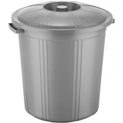 Контейнер для сміття Горизонт 41 x 38 см Металік 30 л (гор-02041/металік) Вінниця - фото 1