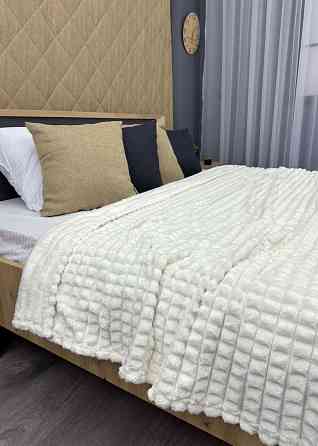 Плед-покривало Кубик 200х220 см (+-10см) Молочний (87-235) Київ