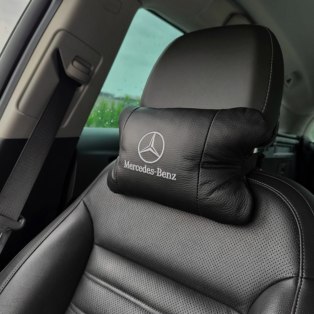 Подарок в машину мужчине Mercedes-Benz Мерседес, Подушки для машини, Подушка подголовник с логотипом OC-19 Львов - изображение 4