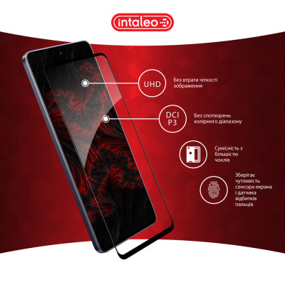 Стекло защитное Intaleo Full Glue Realme 13 5G Black (1283126607585) Винница - изображение 4