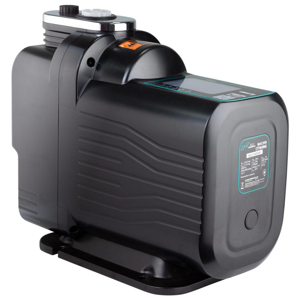 Станція 0.55кВт Hmax 40м Qmax 80л/хв з частотним регулюванням 3.0 LEO MAC550 (776496) Рівне - фото 3