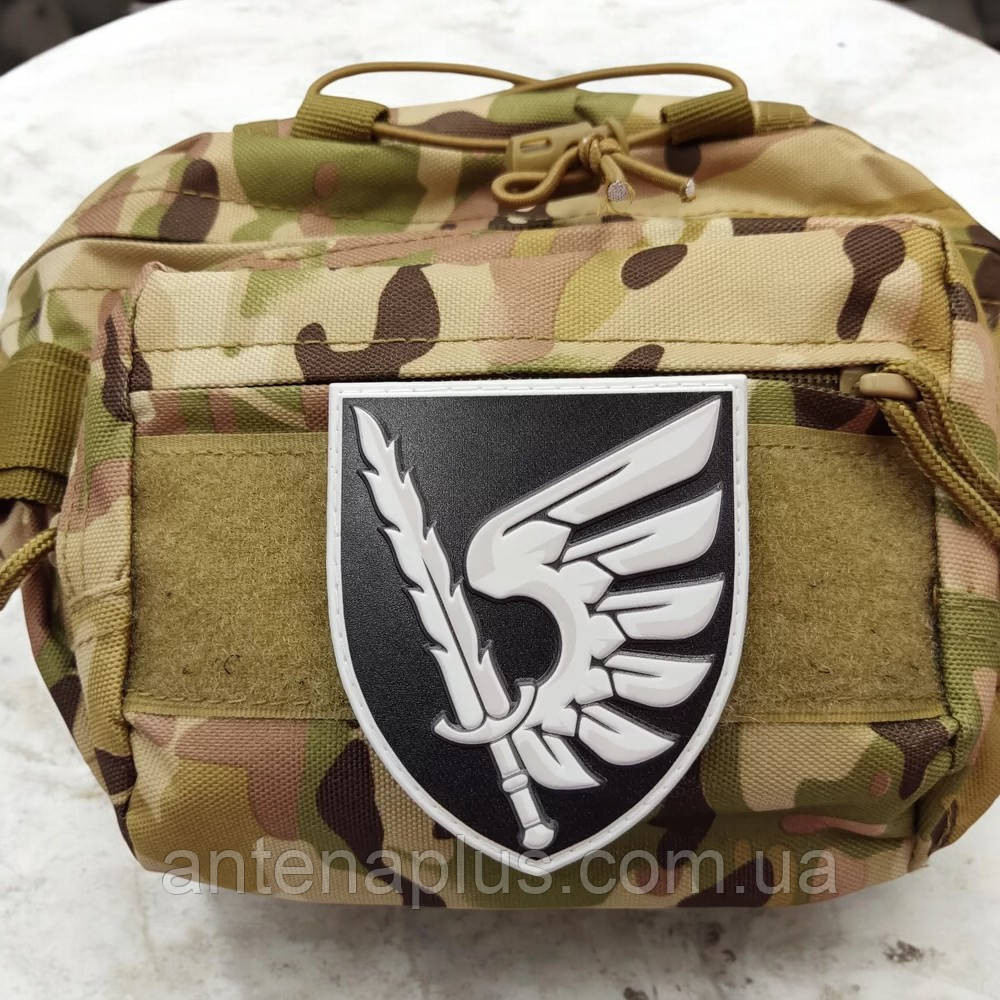 ЗСУ 79 ОДШБр чорно-білий шеврон / патч Київ - фото 2