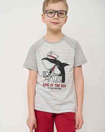 Комплект для мальчика с шортами Ozkan - Акула за штурвалом 31938 7-8 Киев