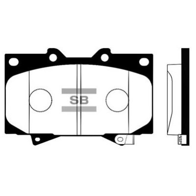 Гальмівні колодки HI-Q SP1379 Вінниця - фото 1