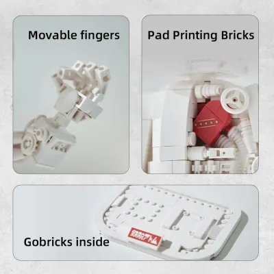 Конструктор Pantasy Astro Boy: Чисто белая версия (86206) Винница