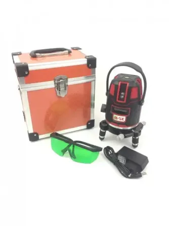 Лазерний рівень Max MXNL 03 з зеленим променем і штативом – Чехія Львів