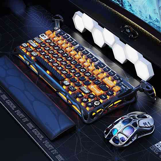 Клавіатура бездротова GravaStar Mercury K1 Pro CyberFlare (GSK1PRO_BO_BLK) ( 16355 ) Харків