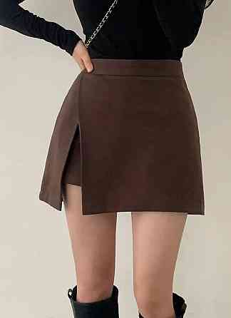 Базова жіноча спідниця-шорти костюмка люкс Шоколад, 42/44 Одеса