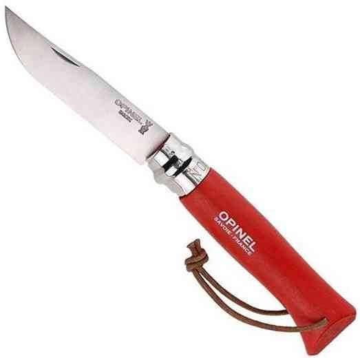 Туристичний Ніж Opinel "Inox No8 VRI бук" Origins Red (001705) Неіржавка сталь Нововолинськ