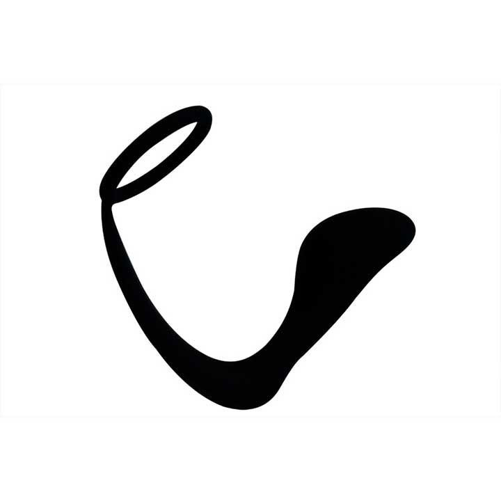 Массажер простаты с кольцом на член - Черный Винница - изображение 4