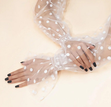 Мітенки весільні білі Київ - фото 1