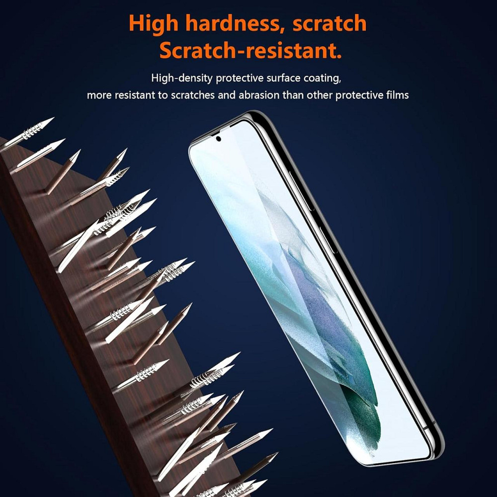[2+2 шт.] Защитное стекло для экрана QUESPLE 2 шт для Samsung Galaxy S21 и 2 шт. защитных стекла для объектива камеры Днепр - изображение 6