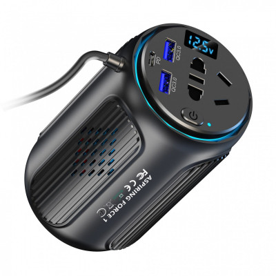 Автомобільний інвертор 12V/220V Force1 150W, PD20W Aspiring (FC.150) Вінниця - фото 1