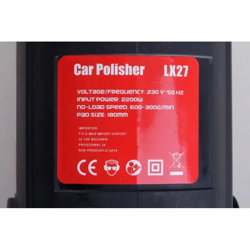 Полірувальна машинка LEX LX27 – професійний інструмент 2200 Вт, Чехія Львів - фото 8