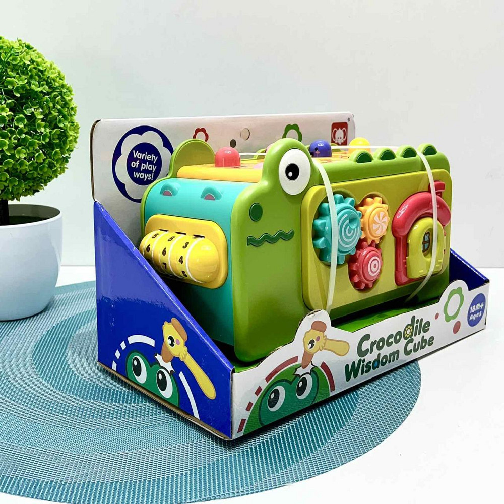 Гра Крокодил рибалка бізіборд каталка на шнурку 27см (831) Чернігів - фото 2