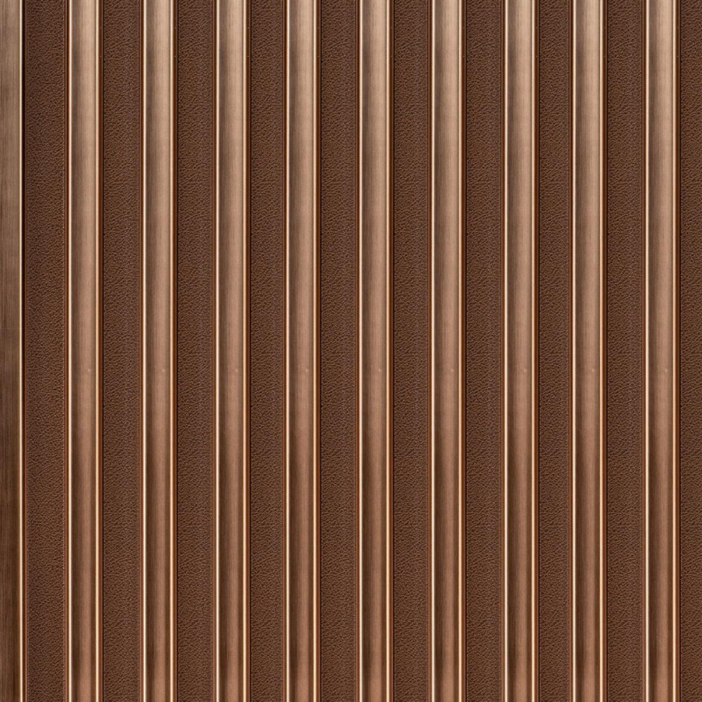 Декоративная рейка под коричневую кожу с бронзой Киев - изображение 6