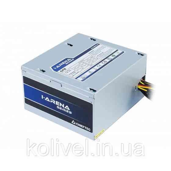 БЖ 500W Chieftec i-ARENA GPB-500S, 120 mm, >85%, Bulk (GPB-500S) Киев
