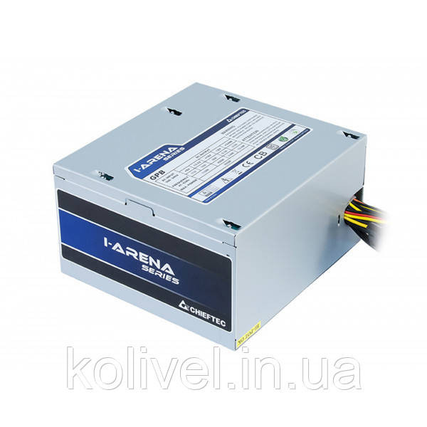 БЖ 500W Chieftec i-ARENA GPB-500S, 120 mm, >85%, Bulk (GPB-500S) Киев - изображение 2