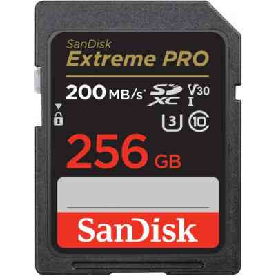 Карта памяти SanDisk 256GB SD class 10 UHS-I U3 V30 Extreme PRO (SDSDXXD-256G-GN4IN) Винница