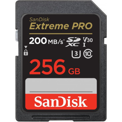Карта памяти SanDisk 256GB SD class 10 UHS-I U3 V30 Extreme PRO (SDSDXXD-256G-GN4IN) Винница - изображение 1