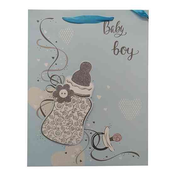 Подарунковий пакет 2369L, 40 х 30 х 0,1 Синій Вінниця