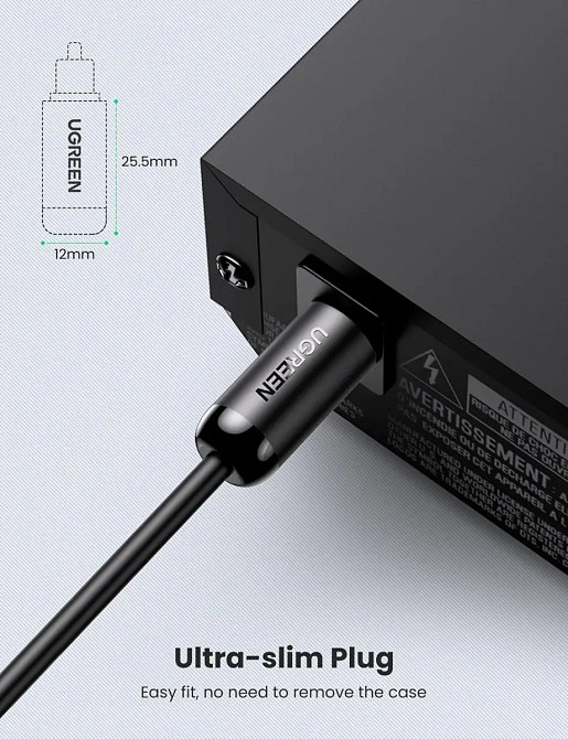 Кабель оптический UGreen AV122 Toslink-Toslink Optical Audio Cable 70892 (Черный, 2м) Николаев - изображение 8
