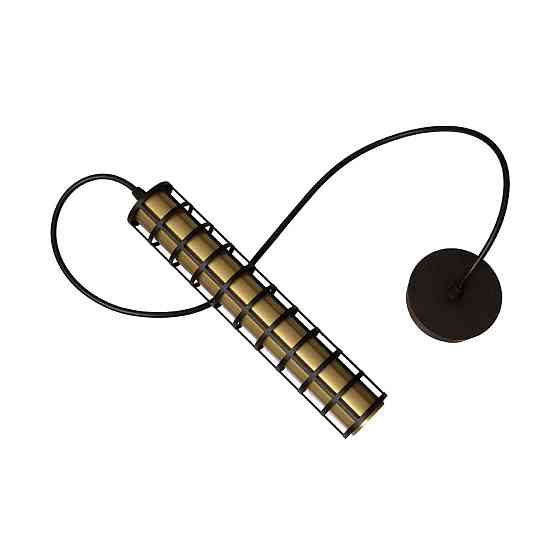 Светильник подвесной MSK Electric Dresden под лампу Е14 бронза в черном каркасе NL 4230 BN+BK Одесса