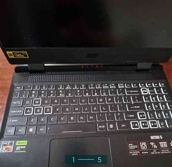 Ноутбук: ASER NITRO 5 (2023) Ryzen 7 /16/1000/ RTX3070TI / 180 Wt. Київ