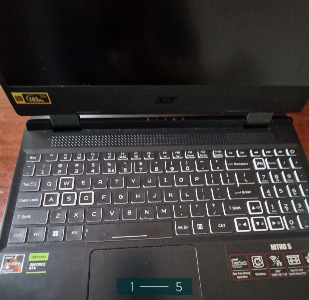 Ноутбук: ASER NITRO 5 (2023) Ryzen 7 /16/1000/ RTX3070TI / 180 Wt. Київ - фото 2